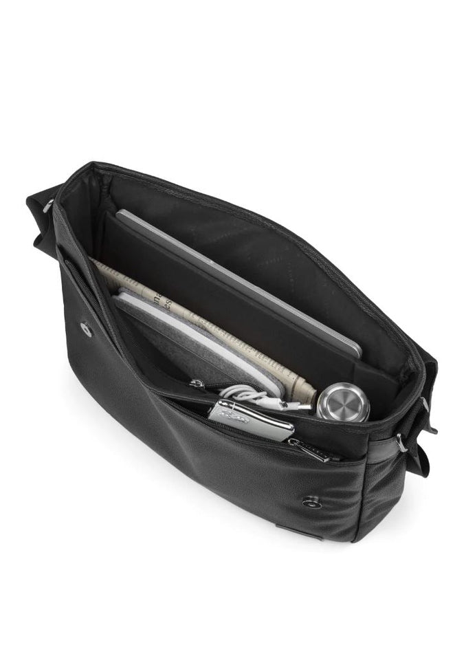 Bugatti Contrast Messenger Bag II - Stylish & Durable Crossbody Bag for Men & Women - Perfect for Work, Travel & Everyday Use
