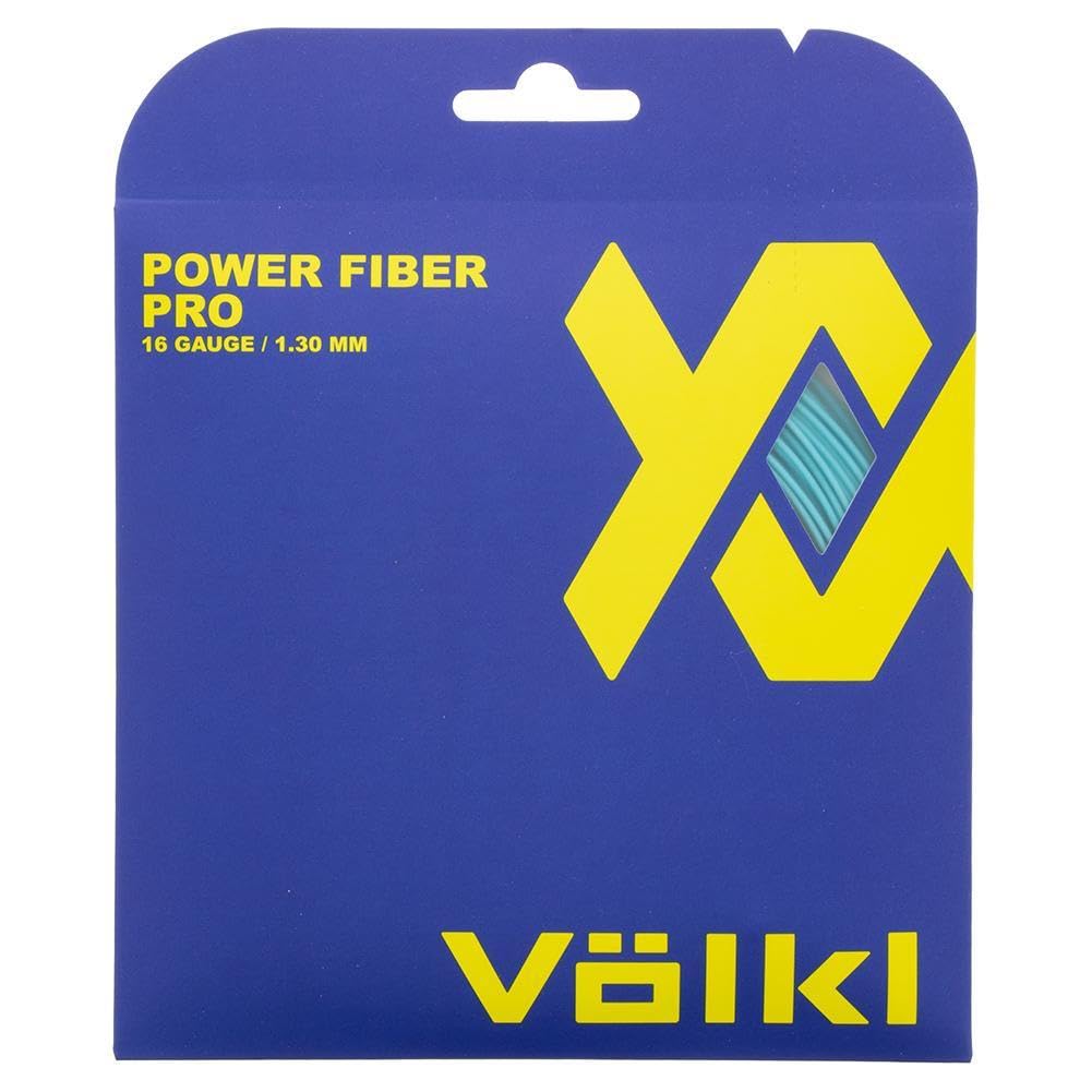 Volkl Power Fiber Pro Tennis Racquet String - Premium Multifilament for Durability, Feel & Control | Ideal for Competitive Play & Advanced Players