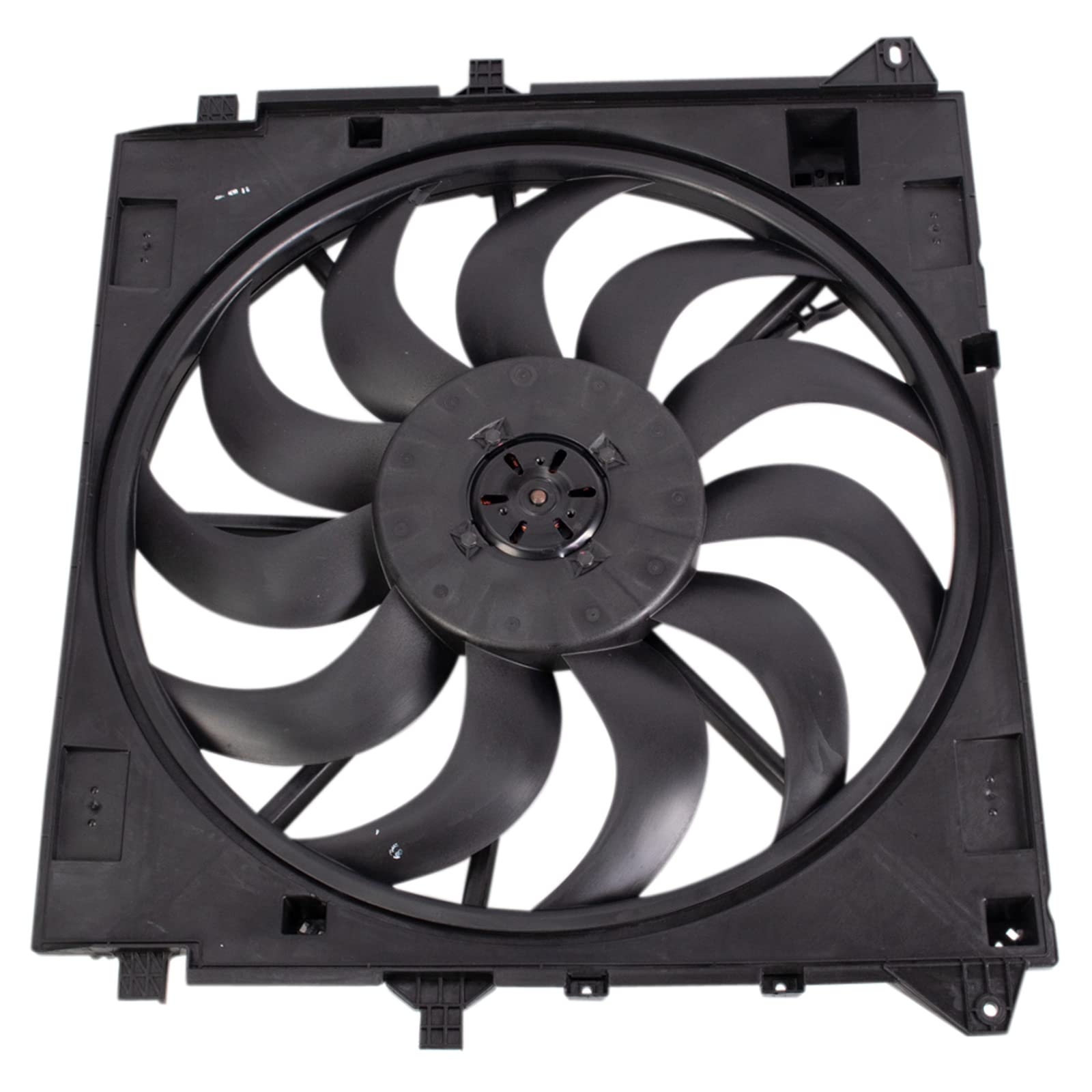 TRQ Radiator Cooling Fan Assembly Compatible with 2015-2021 Chevy Colorado & GMC Canyon - GM3115322 Replacement Part - Perfect for Engine Overheating Prevention & Off-Road Adventures