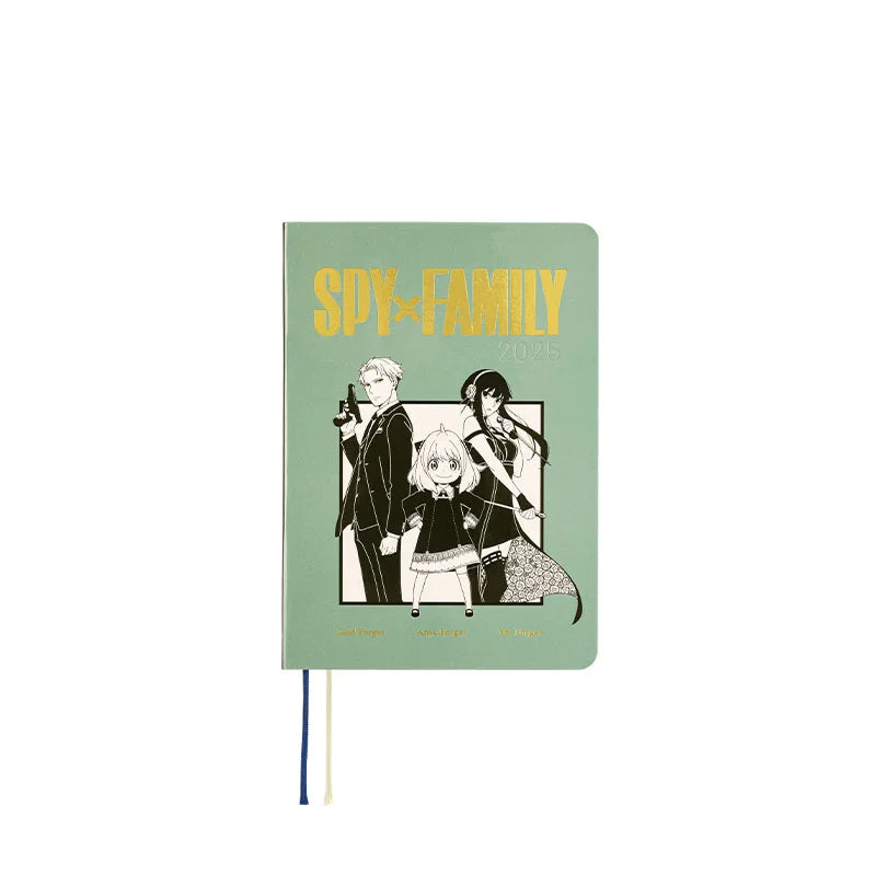 Hobonichi Techo 2025 SPY x FAMILY Planner - A6 Size Daily Organizer with January & Monday Start | English Edition | Perfect for Anime Fans, Journaling & Productivity
