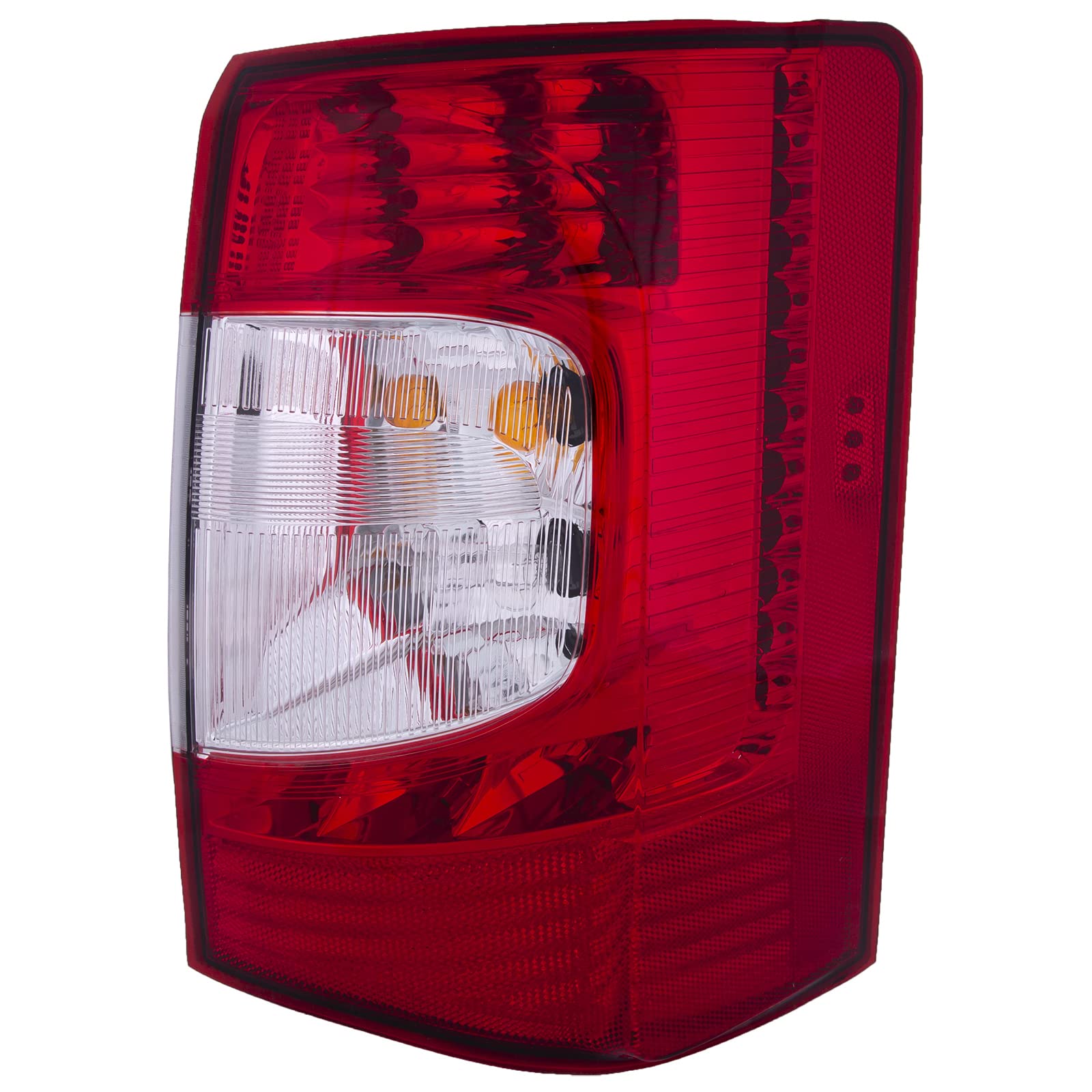 HEADLIGHTSDEPOT LED Tail Light Compatible with Dodge Town and Country 2011-2016 - CAPA Certified Passenger Side Replacement - Perfect for Night Driving & Enhanced Safety