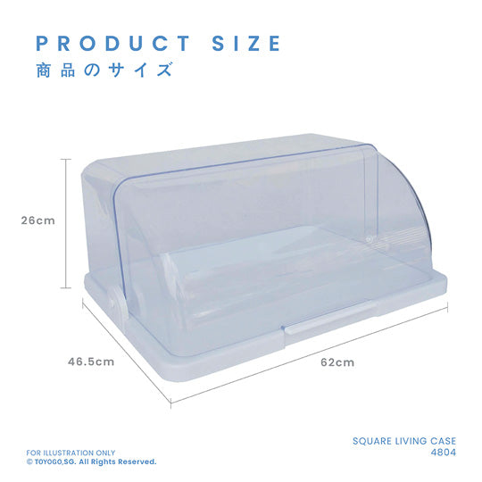 XL Square Living Case (4804) - Durable Protective Cover for Smartphones - Perfect for Everyday Use, Travel & Outdoor Activities