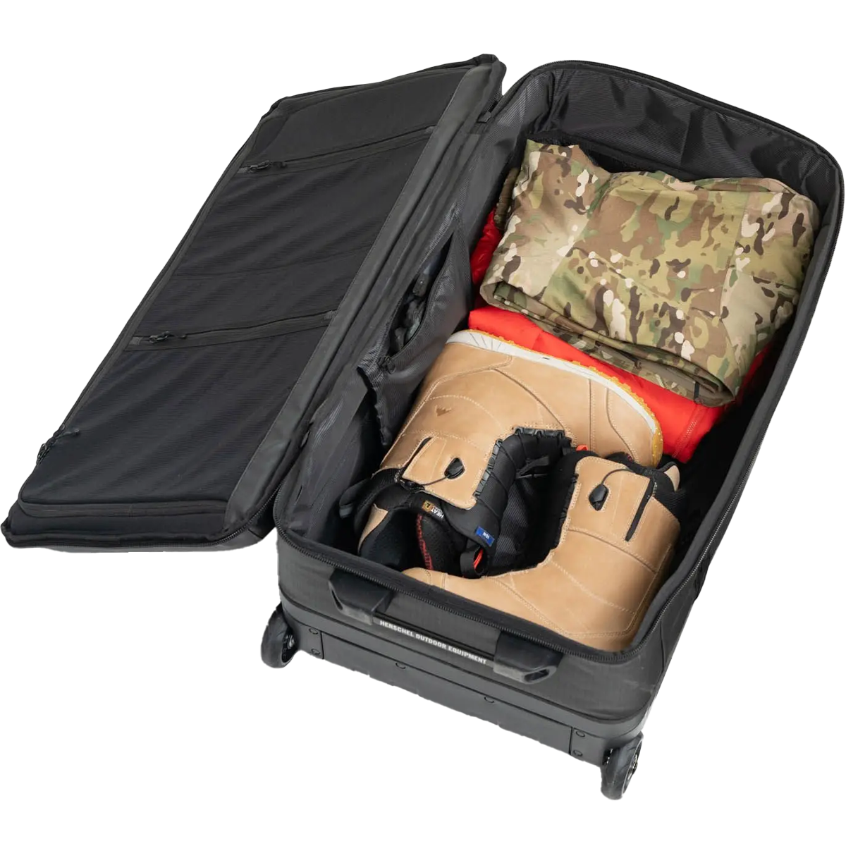 All-Season Hybrid Rolling Luggage - Large Durable Spinner Suitcase for Travel, Business & Vacation | Perfect for Airplane Carry-On & Checked Bags