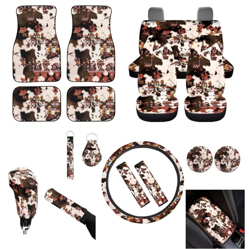 Aztec Cow Print
