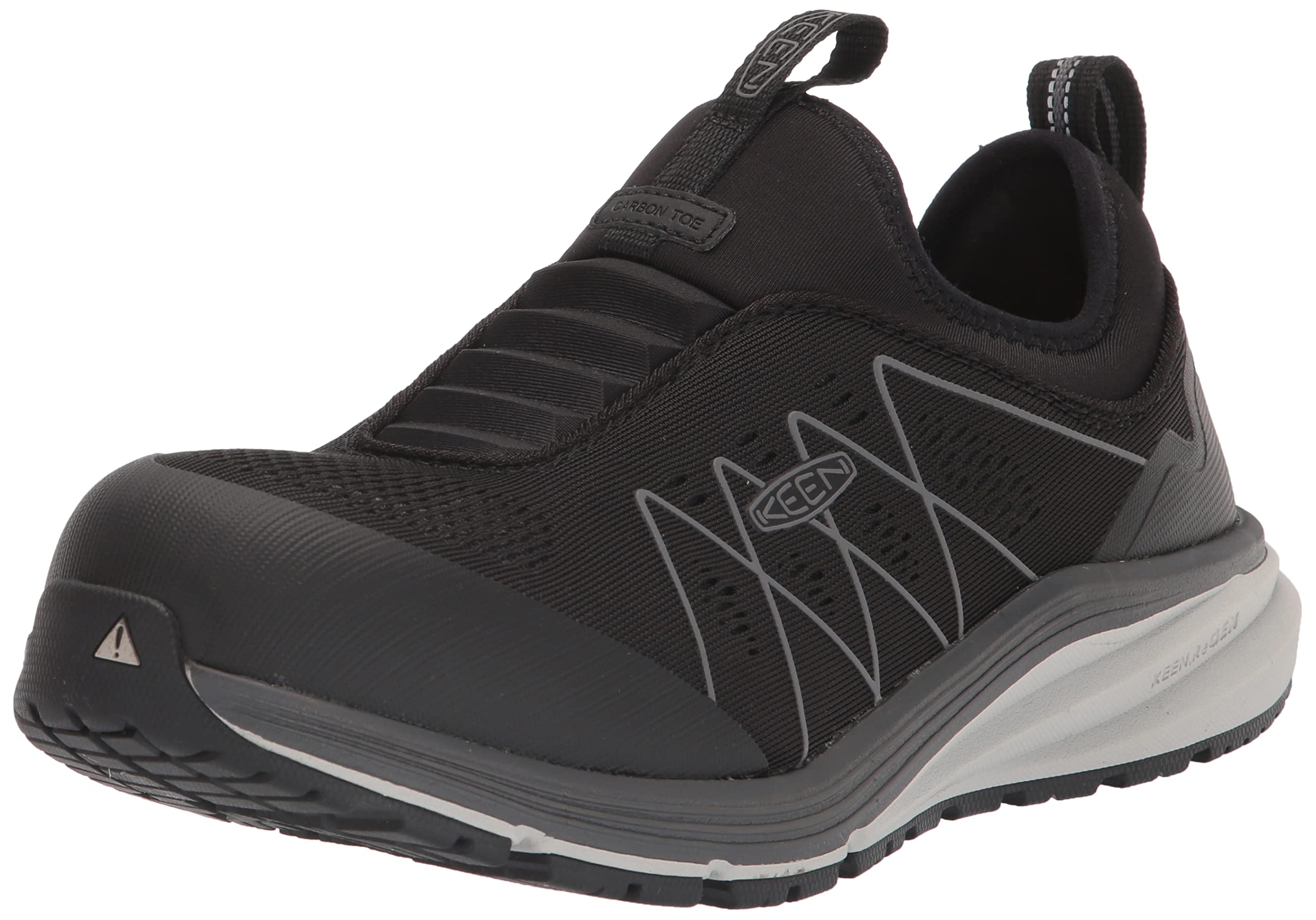 KEEN Utility Men's Vista Energy Slip-On Work Shoe with Composite Toe | Lightweight & Comfortable Industrial Safety Shoes for Construction, Warehouse & Outdoor Work