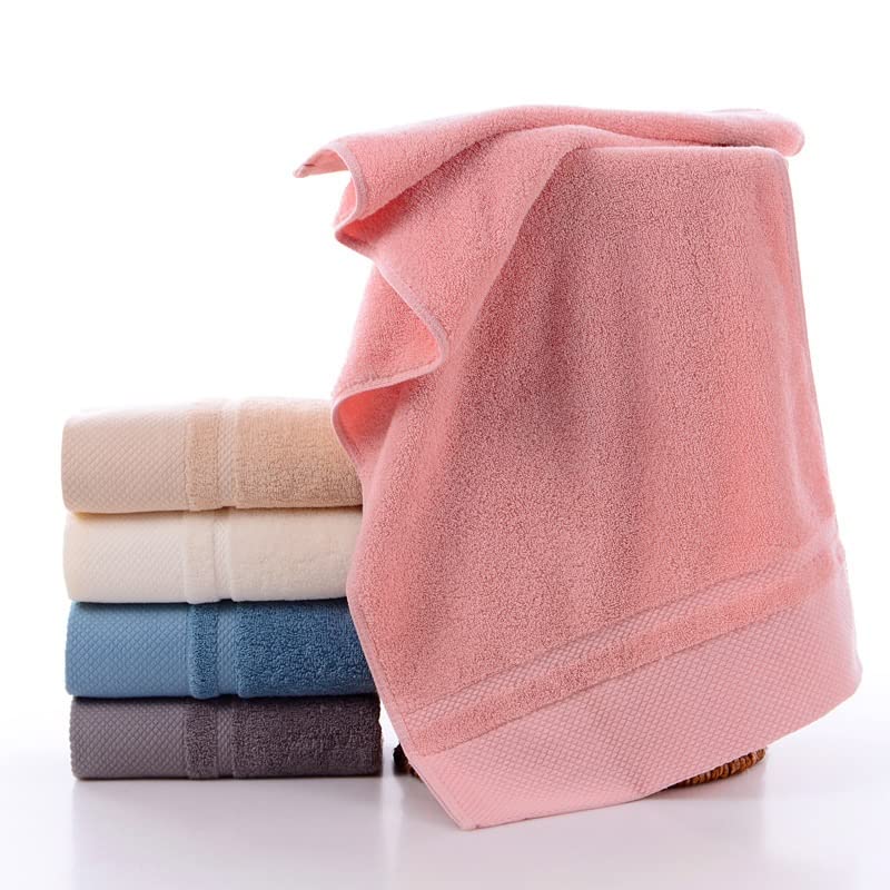 Premium Long Staple Cotton Face Wash Towel - Extra Thick & Super Absorbent Hair Towel for Spa, Salon, and Home Use