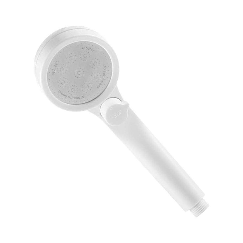 High Pressure Shower Head with Handheld Sprayer - ABS Electric Shower Head for Low Water Pressure, White - Perfect for Bathroom, Bathtub, and Spa-Like Shower Experience