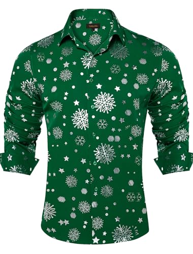 Green/White Snowflake