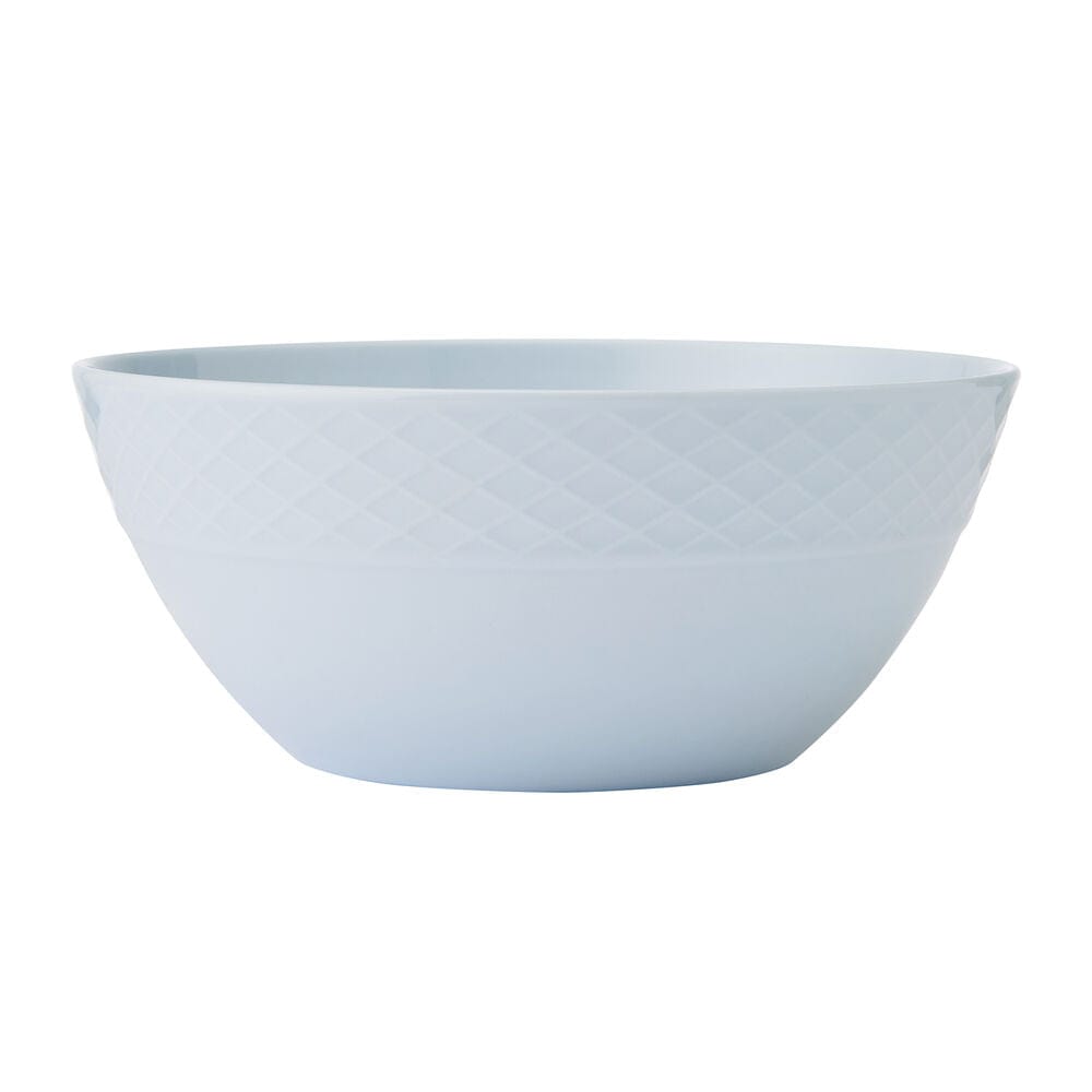 Trellis Misty Blue 12-Piece Dinnerware Set - Service for 4 - Elegant Porcelain Plates, Bowls & Mugs - Perfect for Family Dinners, Dinner Parties & Holiday Entertaining