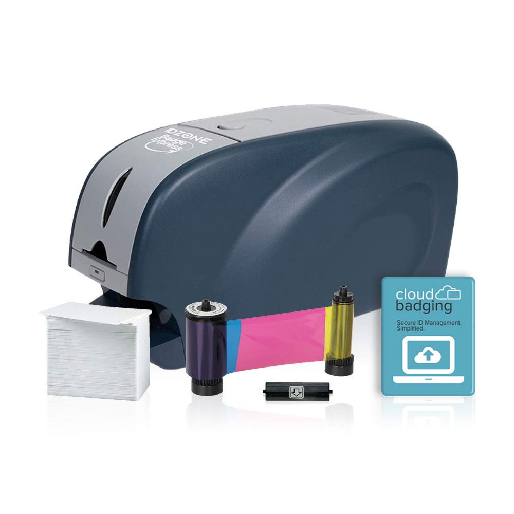 Zone 31S Express ID Card Printer - Professional Badge Maker for Employee, Student & Visitor IDs | Office Security, School Campuses & Corporate Events