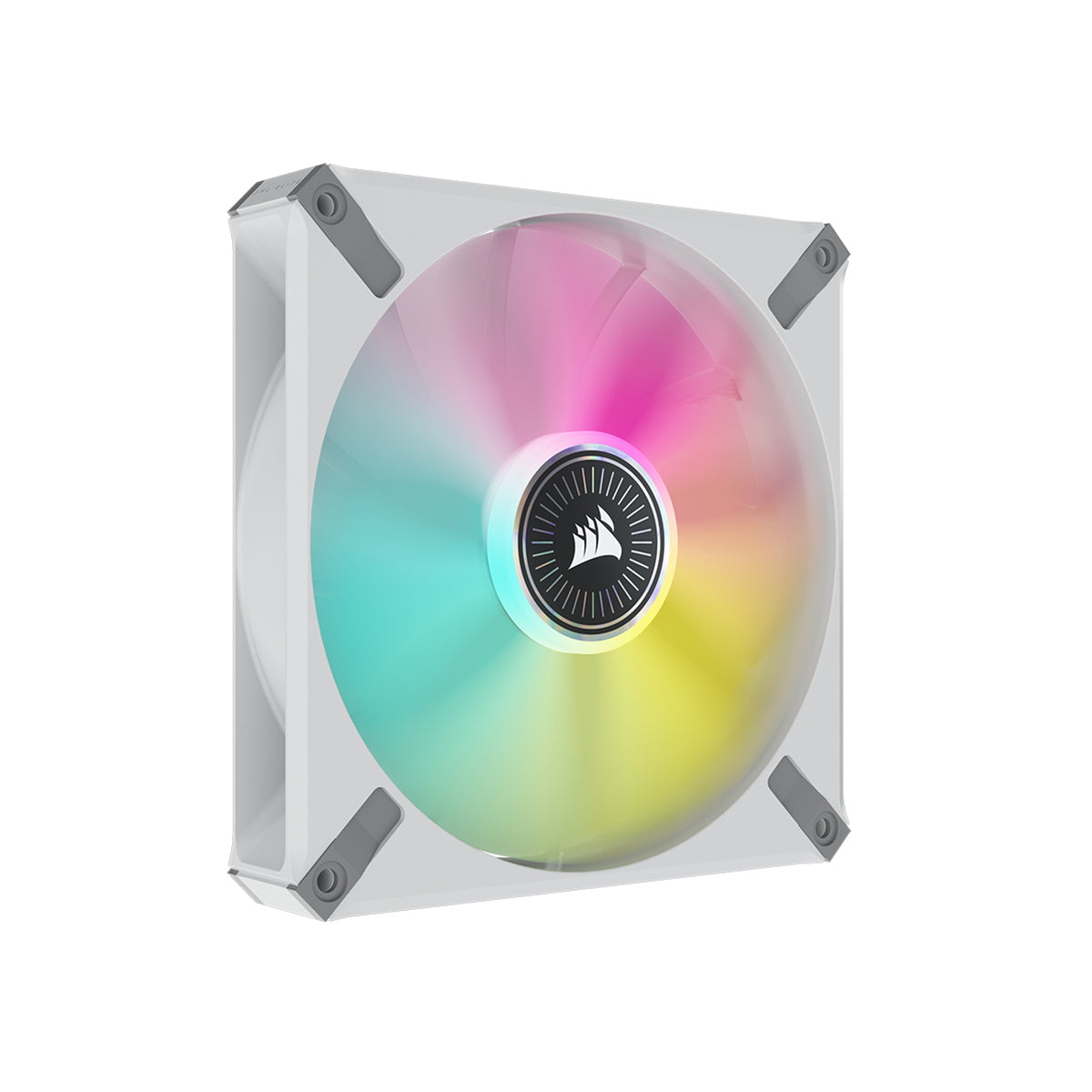 Corsair ML140 RGB ELITE Premium 140mm Magnetic Levitation Cooling Fan - White LED PWM PC Case Fan with AirGuide Technology (Single Pack) | Perfect for Gaming PC Builds & High-Airflow Computer Cases