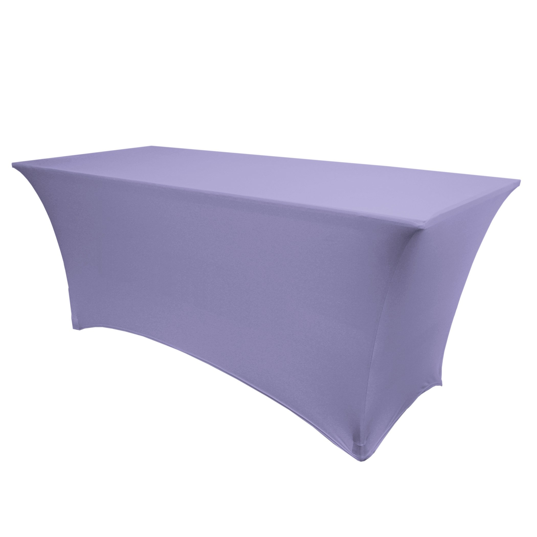 Premium 6 ft Spandex Table Cover for 24x72-Inch Banquet & Folding Tables - Stretch Fit, 42