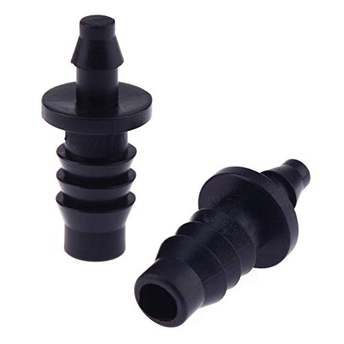 10pcs End Plug Hole Seal Stoppers - 4/7mm Drip Irrigation Fittings, Tubing Capillary Hose Pipe Caps for Garden Watering System - Perfect for Blocking Plastic Pipes in DIY Irrigation & Hydroponics Setup