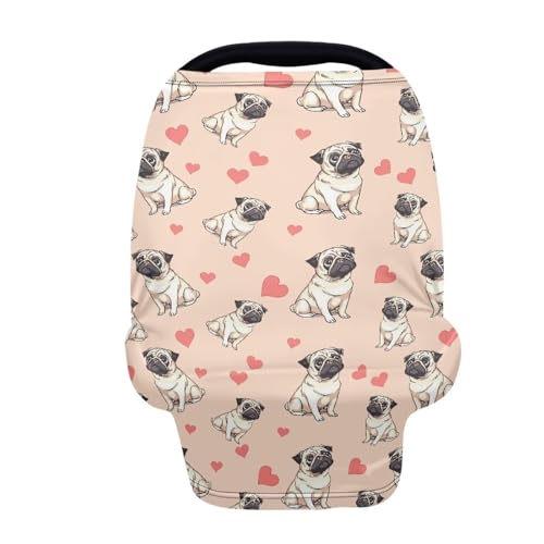 Pug Dog Hearts