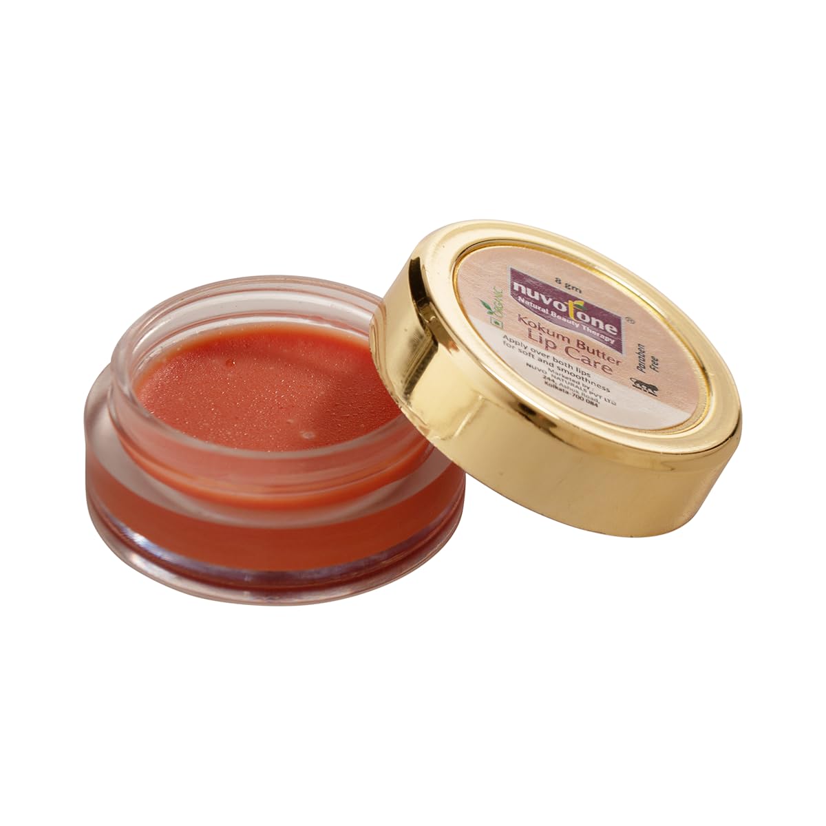 Nuvotone Kokum Butter Lip Balm for Dry & Chapped Lips - Moisturizing Lip Care for Men & Women (7g) | Natural Lip Lightening Cream | Perfect for Daily Hydration & Winter Protection