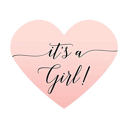 It's a Girl Heart Label