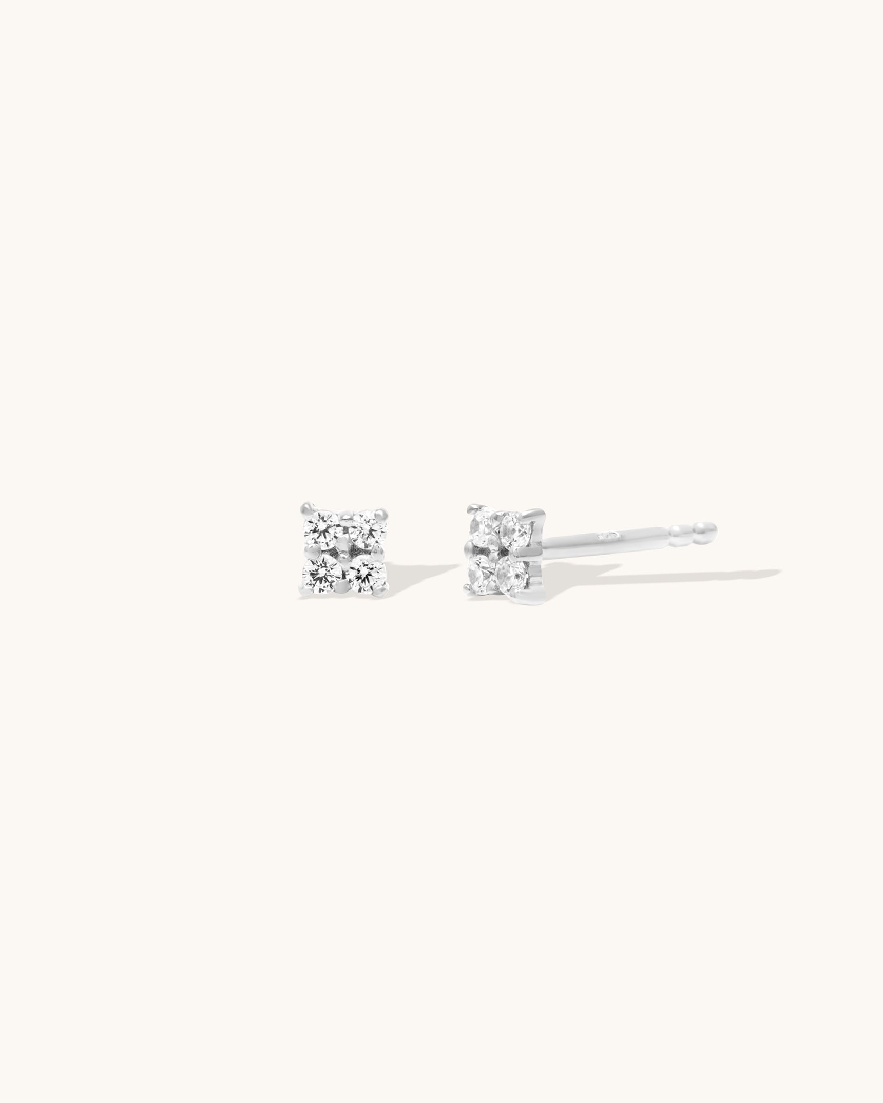 Quaditta Studs CZ 1 - Elegant Cubic Zirconia Earrings for Women | Perfect for Parties, Weddings & Everyday Wear