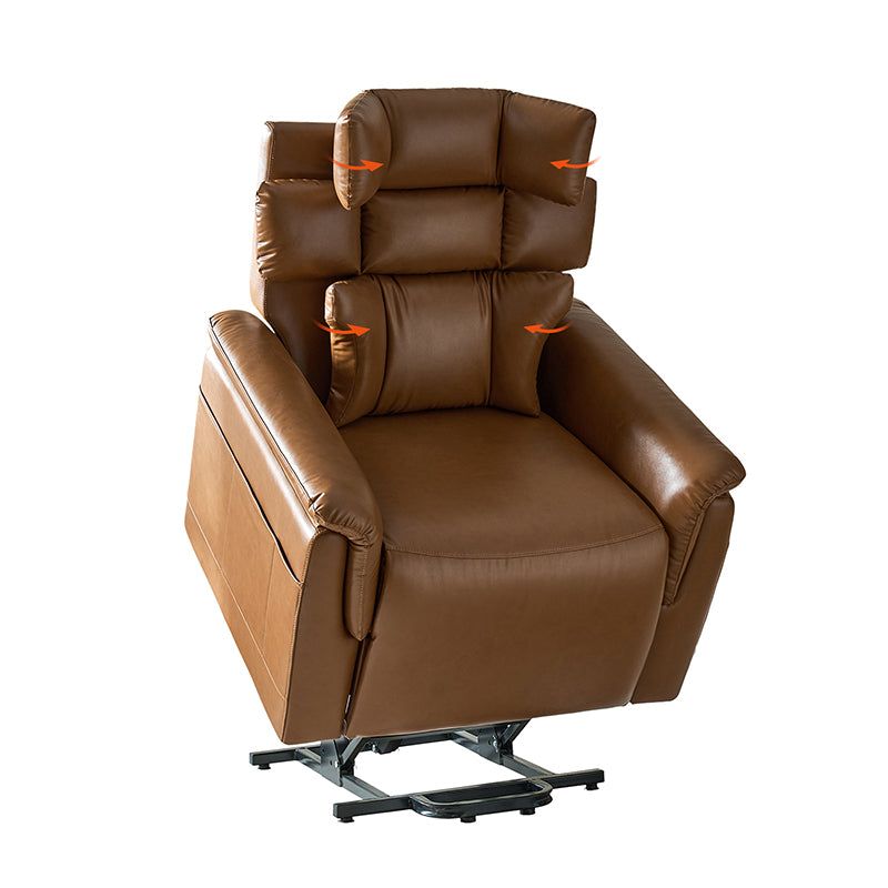 Best Lay Flat Lift Geri Chairs with Adjustable Headrest & Lumbar Support - Ergonomic Recliner for Elderly & Post-Surgery Recovery - Perfect for Home Care & Physical Therapy