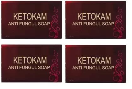 Professional Anti-Fungal Soap Bar - 75g Pack of 4 | Medicated Cleansing for Athlete's Foot, Ringworm & Skin Irritations | Ideal for Gym, Sports & Daily Hygiene