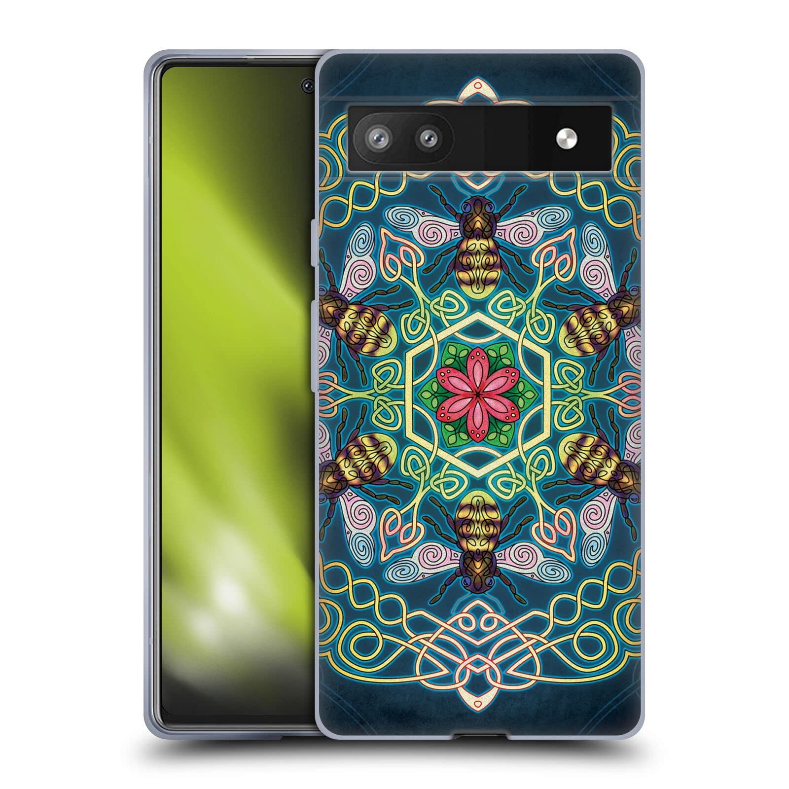 Celtic Wisdom Bees Phone Case for Google Pixel 6a - Artistic Protection