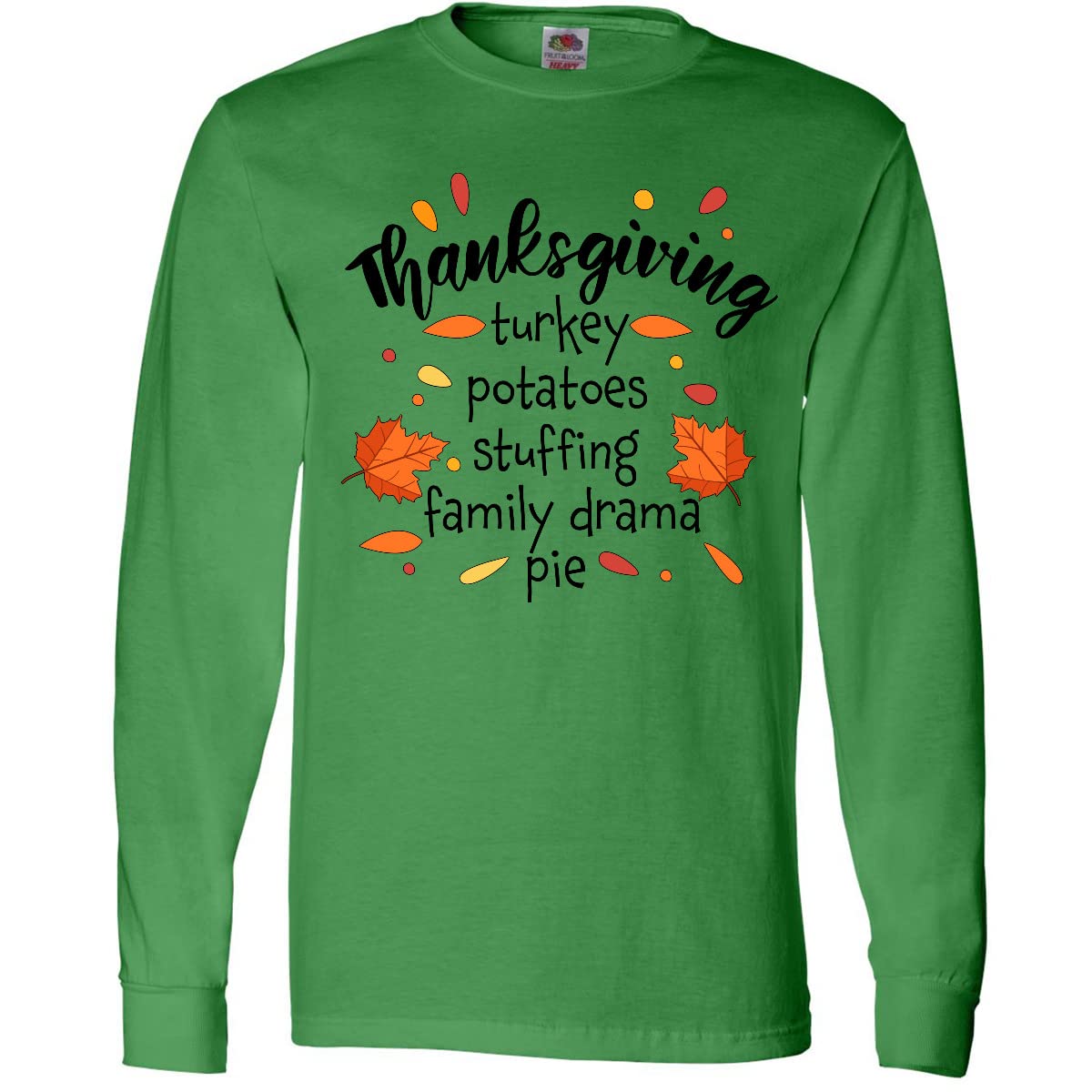 Thanksgiving Family Turkey Feast Long Sleeve T-Shirt - Perfect for Holiday Gatherings & Festive Celebrations