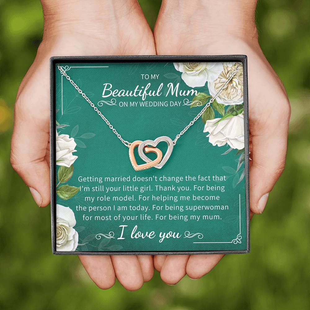 Elegant Mother of the Bride Necklace - Heartfelt Gift from Daughter or Bride | Perfect for Weddings, Anniversaries & Special Occasions