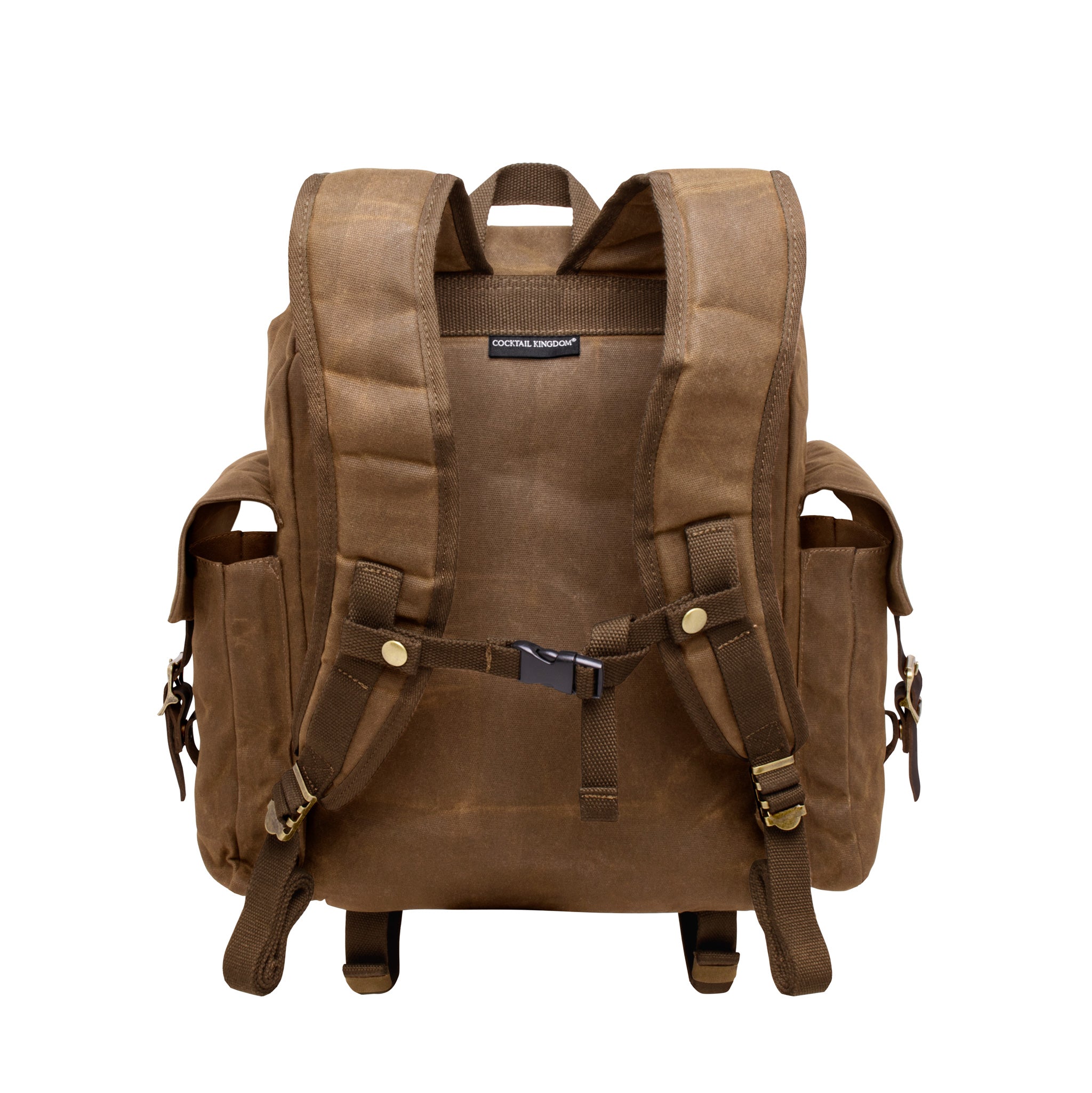 Professional Bartender Backpack - Durable Brown Leather Bar Tool Bag for Cocktail Mixing & Bartending Essentials | Perfect for Bartenders, Mixologists & Home Bars