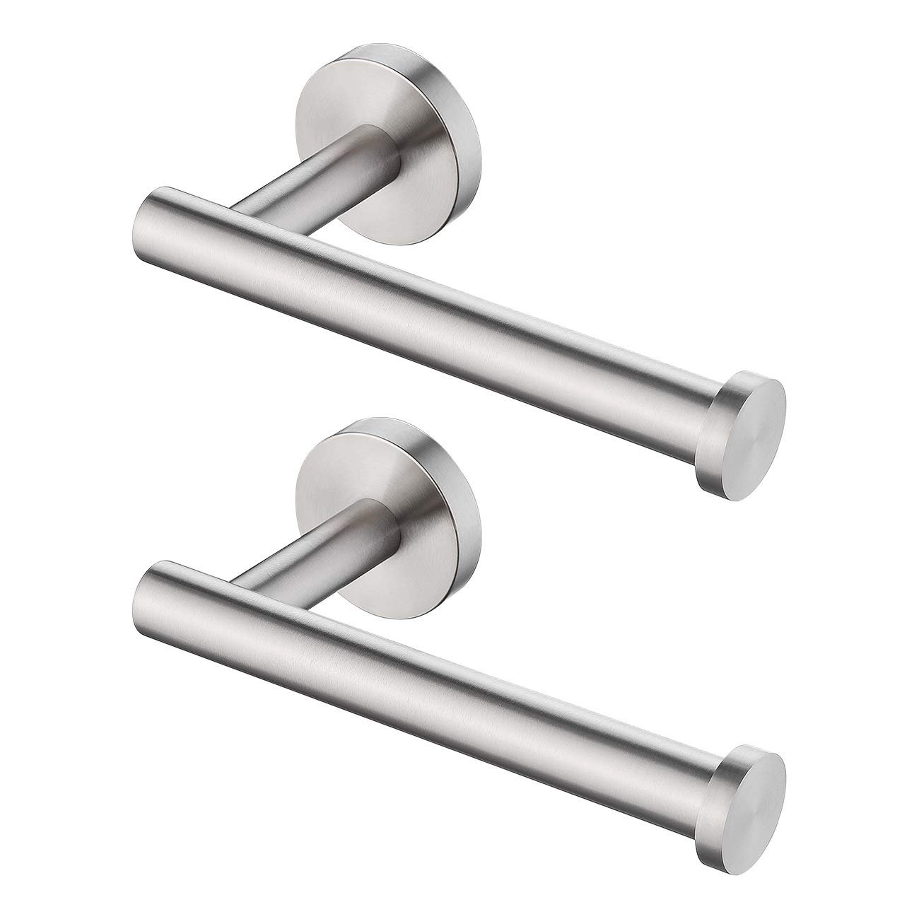 2 Pack KES Stainless Steel Toilet Paper Holder for Bathroom - 304 Brushed Wall Mount Tissue Roll Dispenser (A2175S12-2-P2) - Perfect for Modern Homes & Commercial Restrooms