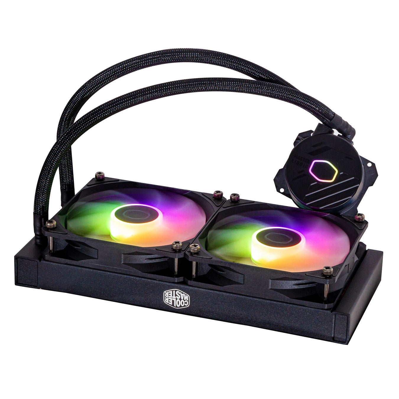 Cooler Master Liquid 240L Core ARGB - 240mm AIO Liquid CPU Cooler with RGB Lighting | High Performance Cooling for Gaming PC, Workstation & Overclocking