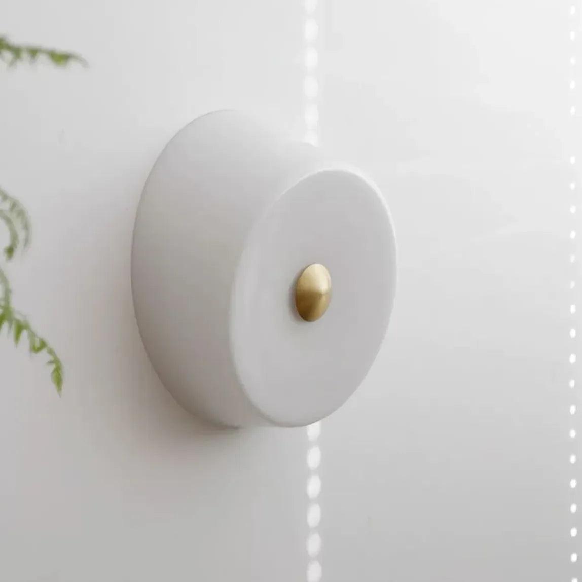 Modern Round Flush Mount LED Wall Light - Energy Efficient Indoor Ceiling Lighting for Bedroom, Living Room, Hallway