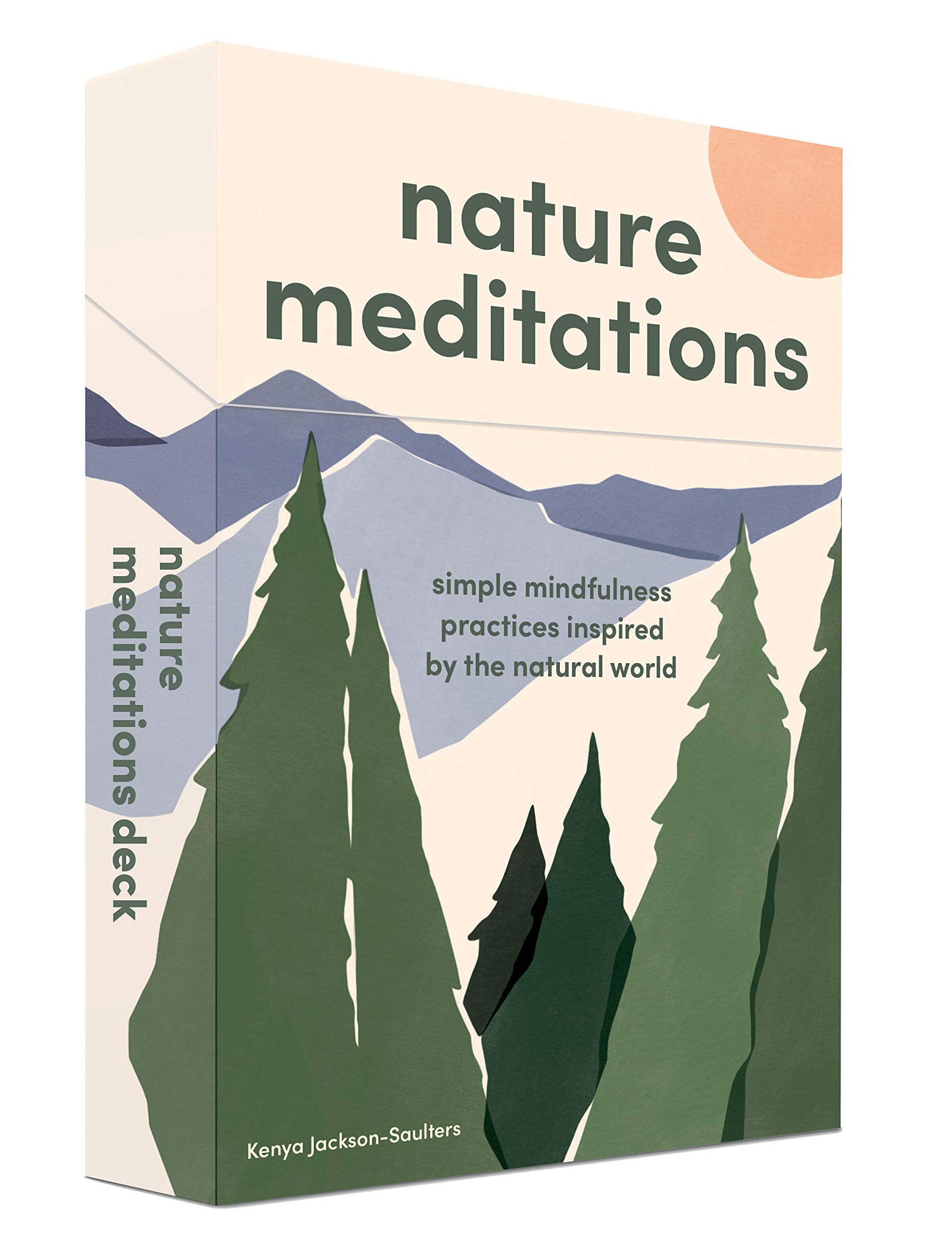 Nature Meditations Deck - 60 Mindfulness Cards for Relaxation & Stress Relief - Perfect for Yoga, Meditation & Self-Care Practices