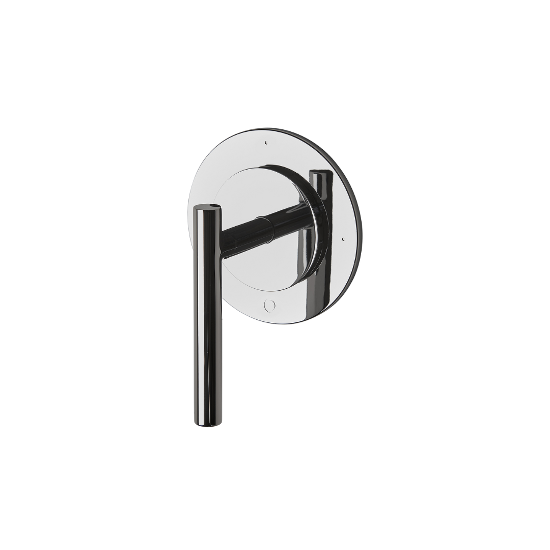 Waterworks Decibel 3-Way Diverter Valve Trim for Thermostatic Shower Systems - Chrome Finish with Modern Dot & Metal Lever - Perfect for Bathroom Renovations & Luxury Spa Showers