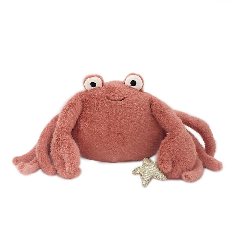 Caldwell Soft Crab Plush Toy - Adorable Stuffed Animal for Kids, Perfect for Cuddling, Gifts, and Nursery Decor | Great for Birthdays, Baby Showers, and Themed Parties