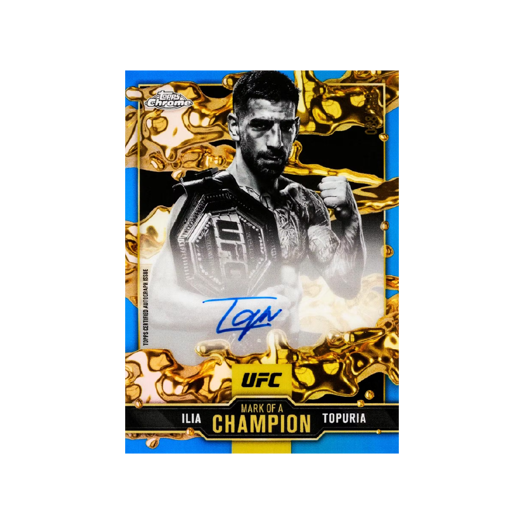 Topps Chrome UFC 2025 Hobby Box - Limited Edition Trading Cards for Collectors | Pre-Order Now for Best Deals | Perfect for UFC Fans, Sports Memorabilia Enthusiasts, and Gift Giving
