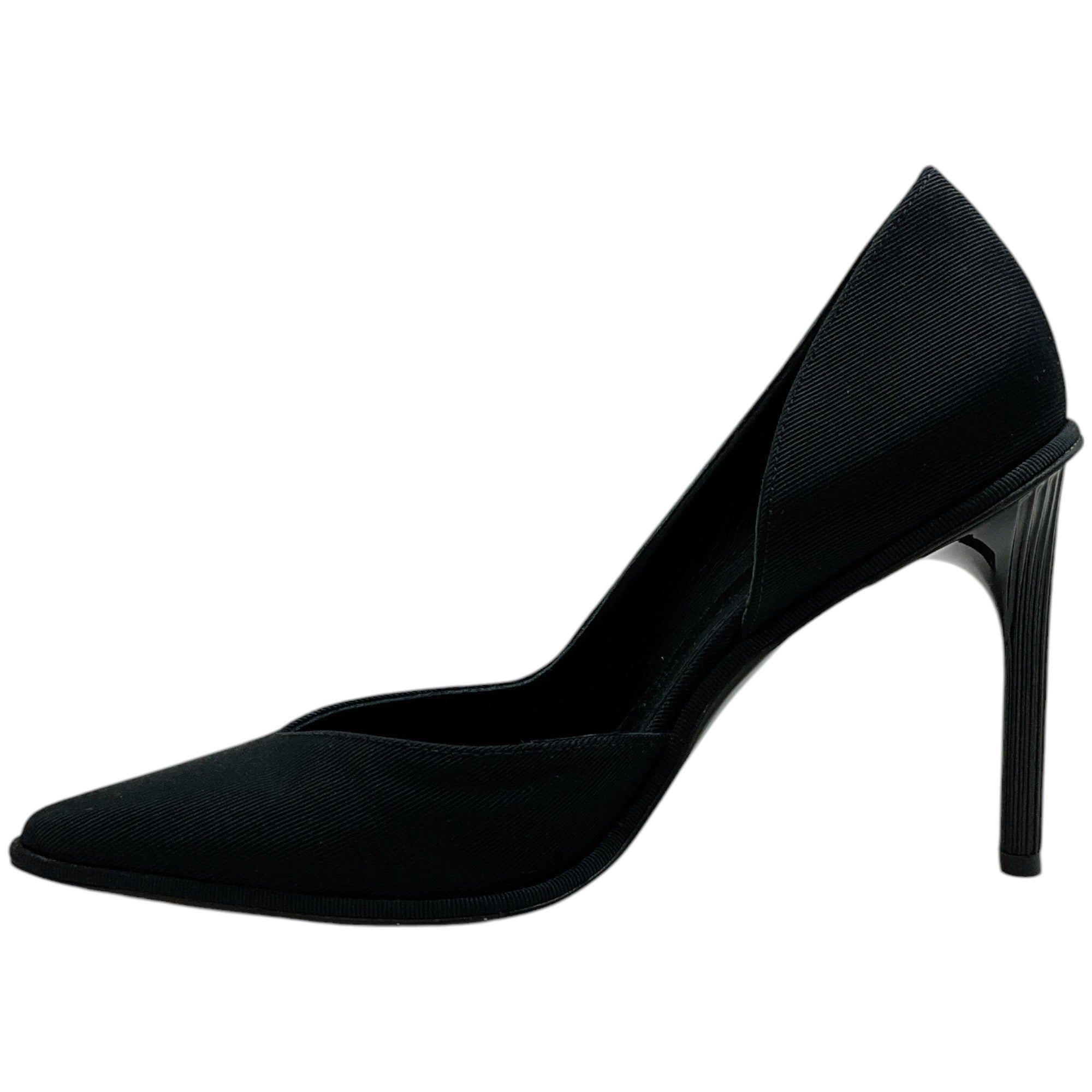 Lanvin Women's Black Grosgrain Elegant Pumps - Stylish High Heels for Office, Party & Formal Events