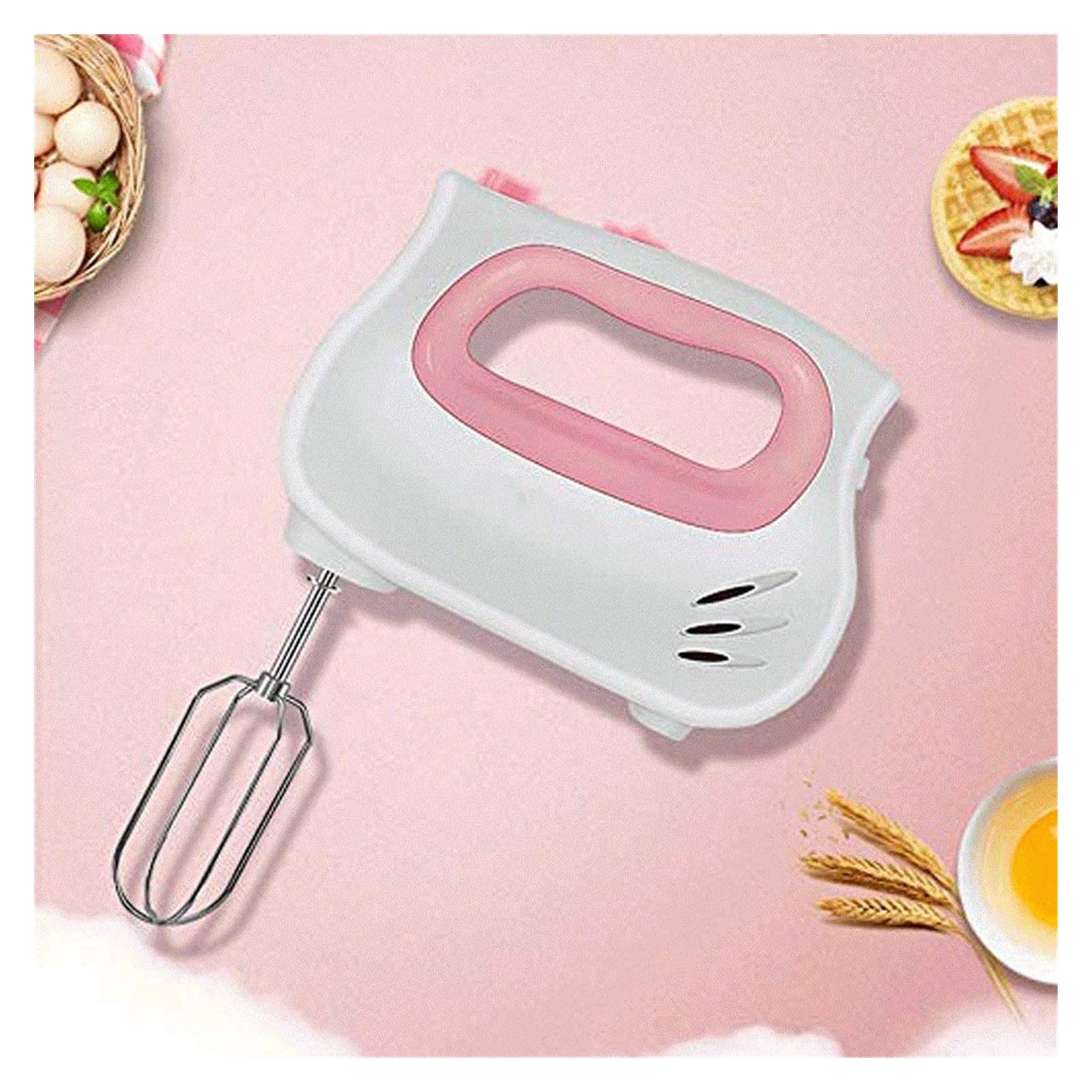 5-Speed Electric Hand Mixer - Portable Kitchen Mixer with Immersion Blender, Whisk & Beater for Baking, Cooking & Food Prep - Perfect for Cakes, Eggs, Milk Frothing & Bread Making - Ideal for Home Bakers & Cooking Enthusiasts