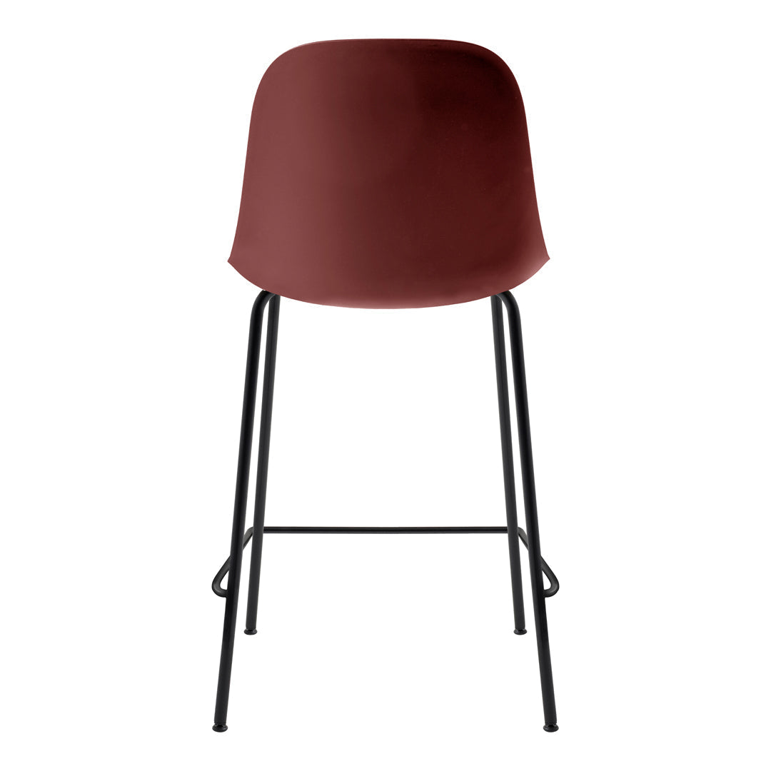 Harbour Counter Height Bar Stool - Modern Kitchen Island Chair with Backrest, Adjustable Height & Swivel Base - Perfect for Dining, Kitchen Counter, Bar & Breakfast Nook