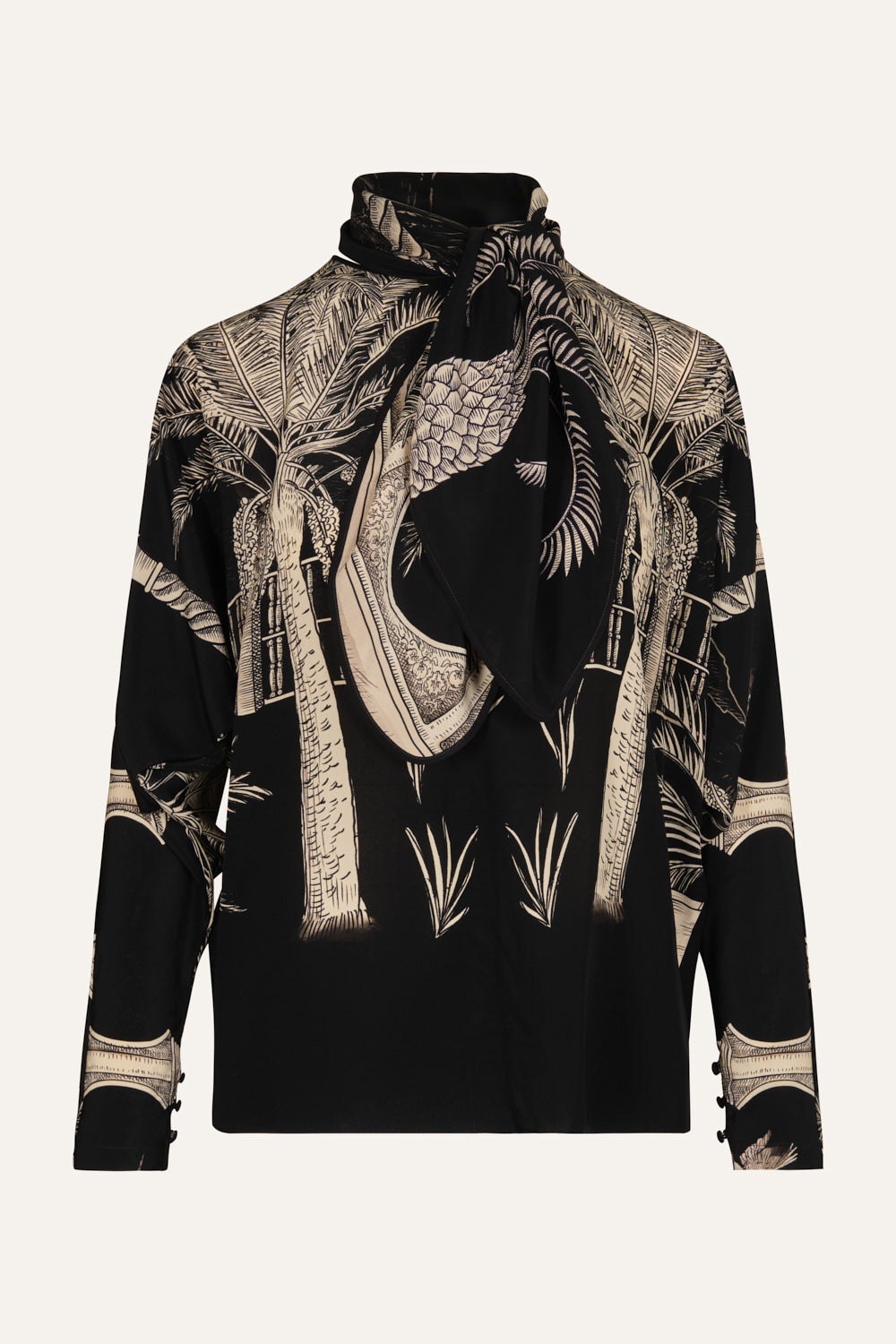 Seriously Tropical Top - Women's Floral Print Summer Blouse for Beach Vacation & Casual Outings