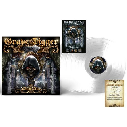 25 To Live Crystal Clear Vinyl LP Record - Limited Edition Collectible Vinyl for Music Enthusiasts & Audiophiles - Perfect for Home Listening, Gifting & Vinyl Collections