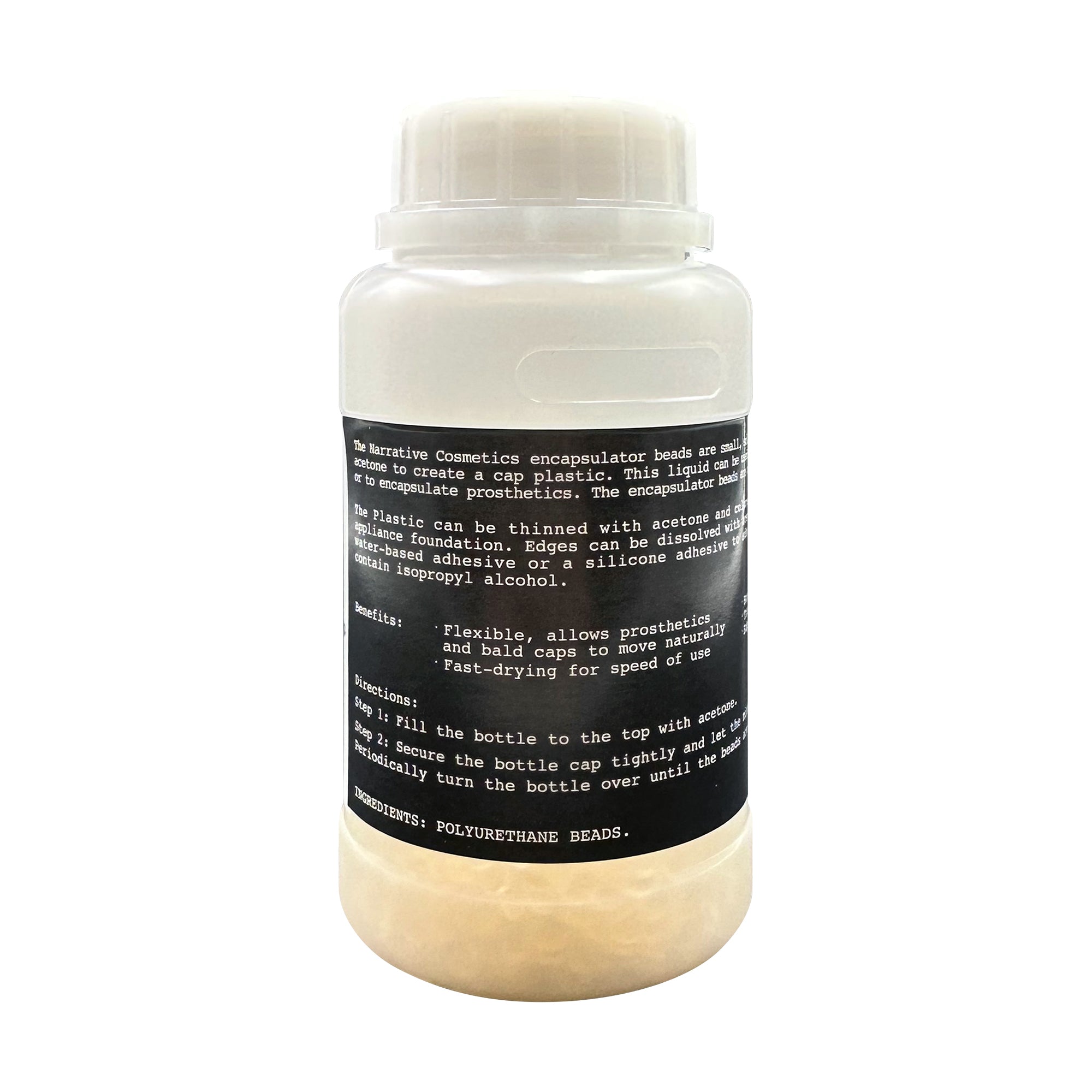 Professional Encapsulator Beads for Prosthetics & Bald Cap Creation - Acetone Dilution Solution | Perfect for Special FX Makeup & Cosplay Costume Design