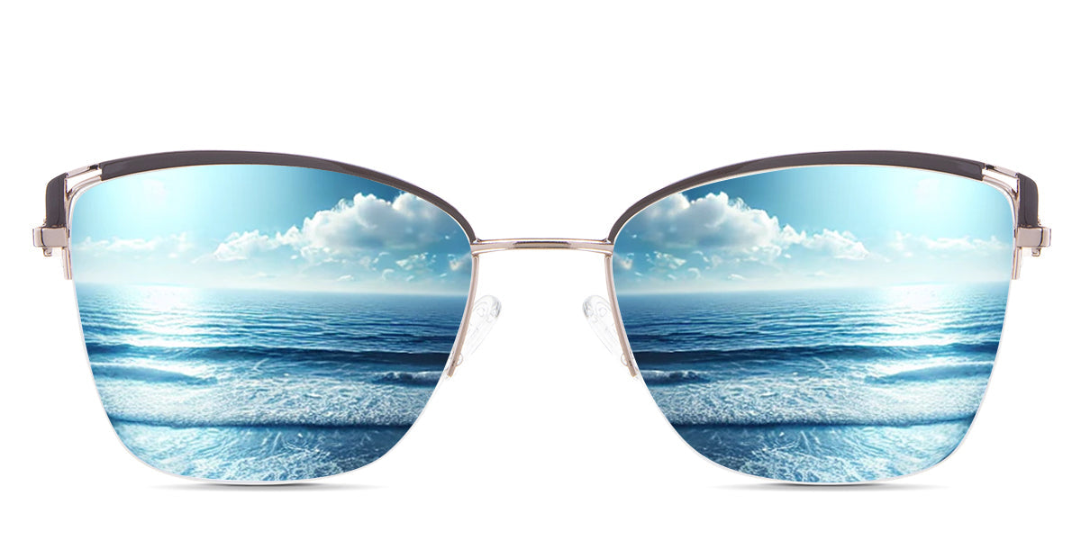 Phoebe Women's Prescription Polarized Sunglasses - UV Protection, Fashionable & Comfortable for Driving, Outdoor Activities & Daily Wear