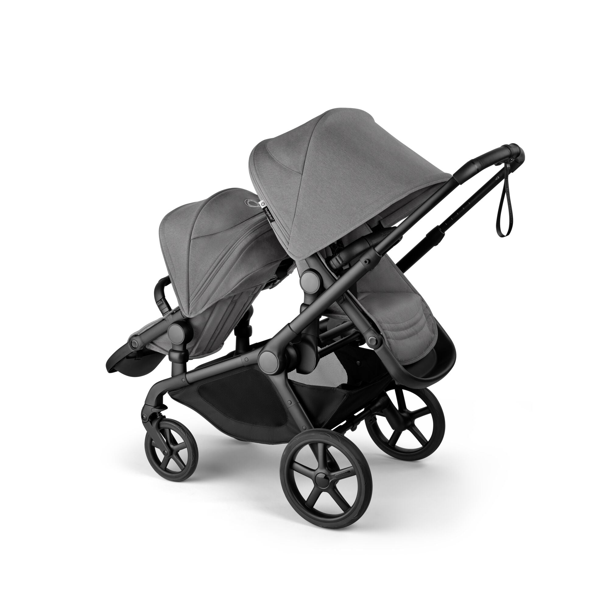 Bugaboo Kangaroo Complete Tandem Stroller - Double Stroller for Twins & Siblings | Lightweight & Compact Fold | Perfect for City Walks, Shopping & Travel