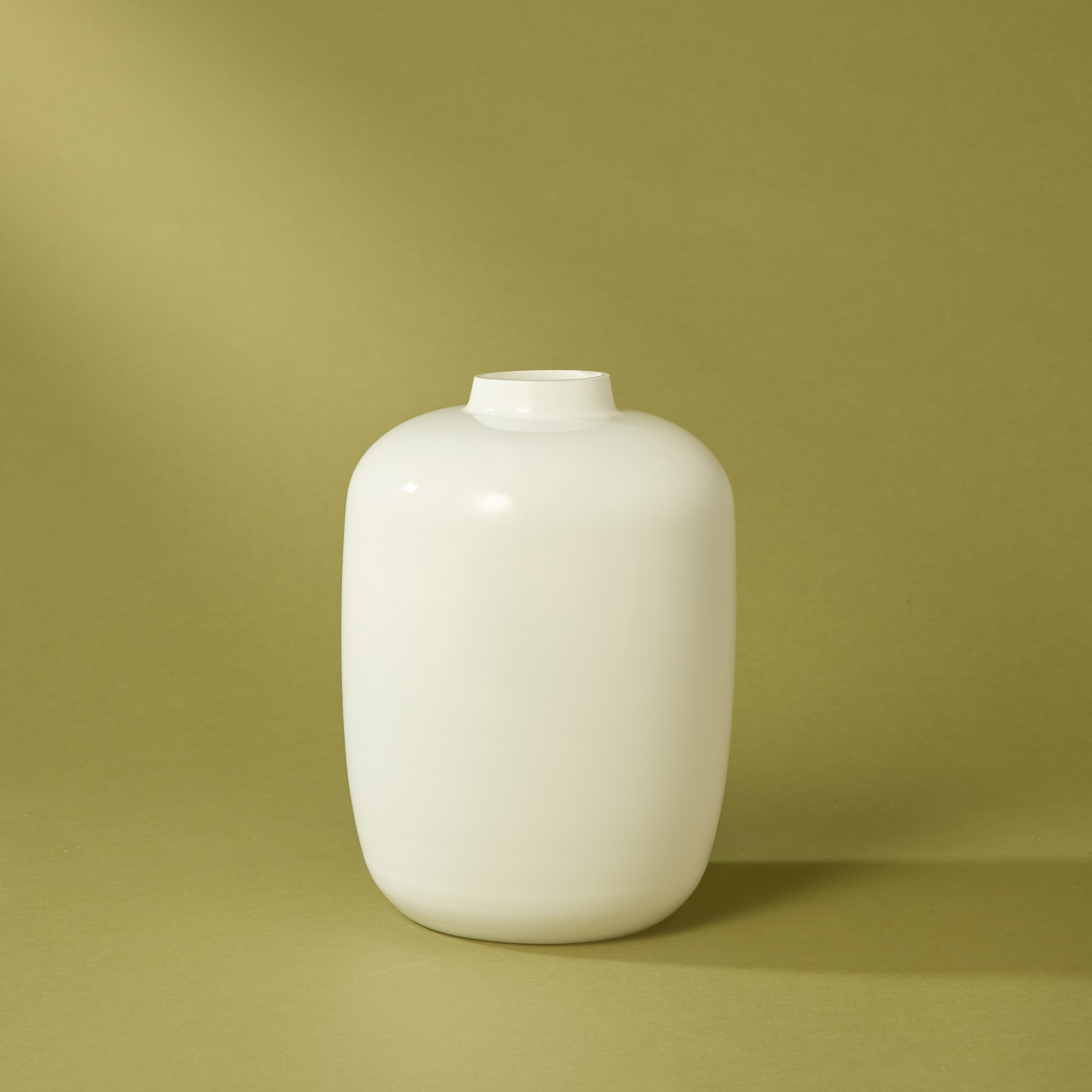 Sophie Tall White Ceramic Vase - 27cm Modern Home Decor for Living Room, Dining Table & Wedding Centerpieces