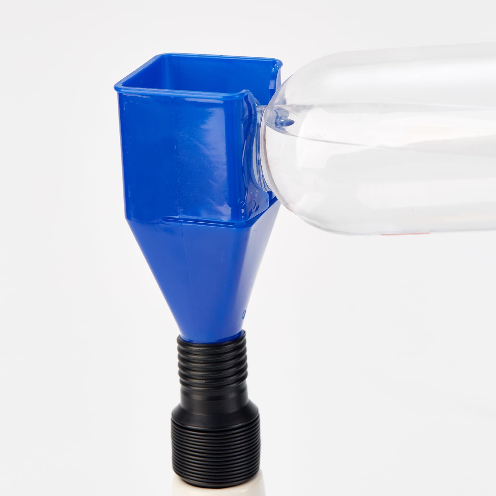 Retractable Snap Funnel for Automotive Fuel & Oil - Flexible Draining Tool with Universal Plastic Clasp - Perfect for Cars, Motorcycles & DIY Maintenance