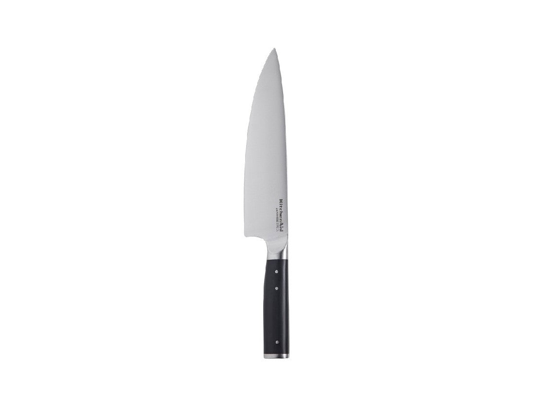 KitchenAid 8-Inch Gourmet Chef Knife with Protective Sheath - Premium German Stainless Steel Kitchen Knife for Professional Chefs & Home Cooking - Perfect for Slicing, Dicing & Chopping Vegetables, Meat & Herbs