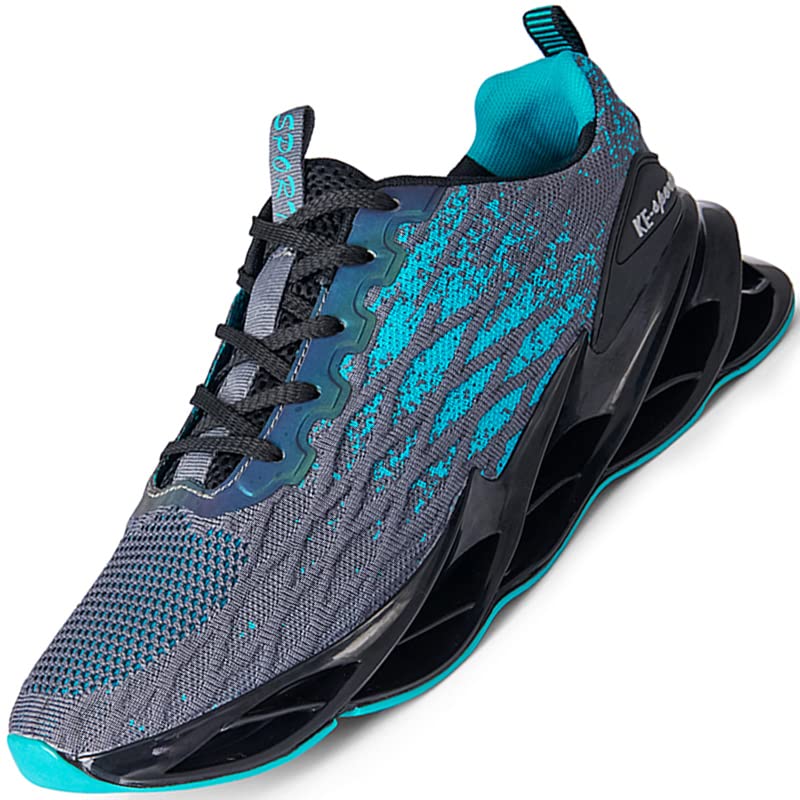 **DZUJY Men's Running Shoes - Lightweight Tennis & Trail Sneakers for Athletic, Basketball, Walking, Hiking - White, Blue, Red, Black (Multiple Sizes) - Perfect for Gym, Workout & Casual Wear**