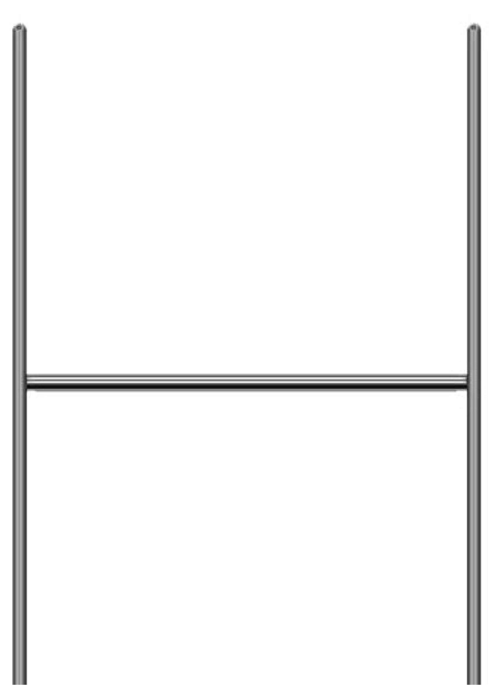 THE VIP 200 Pack 15'' H-Frame Metal Sign Stakes - 15'' Tall x 10'' Wide Heavy Duty Corrugated Sign Holders for Yard, Construction & Event Signage - Same Day Shipping (200Stake15'')