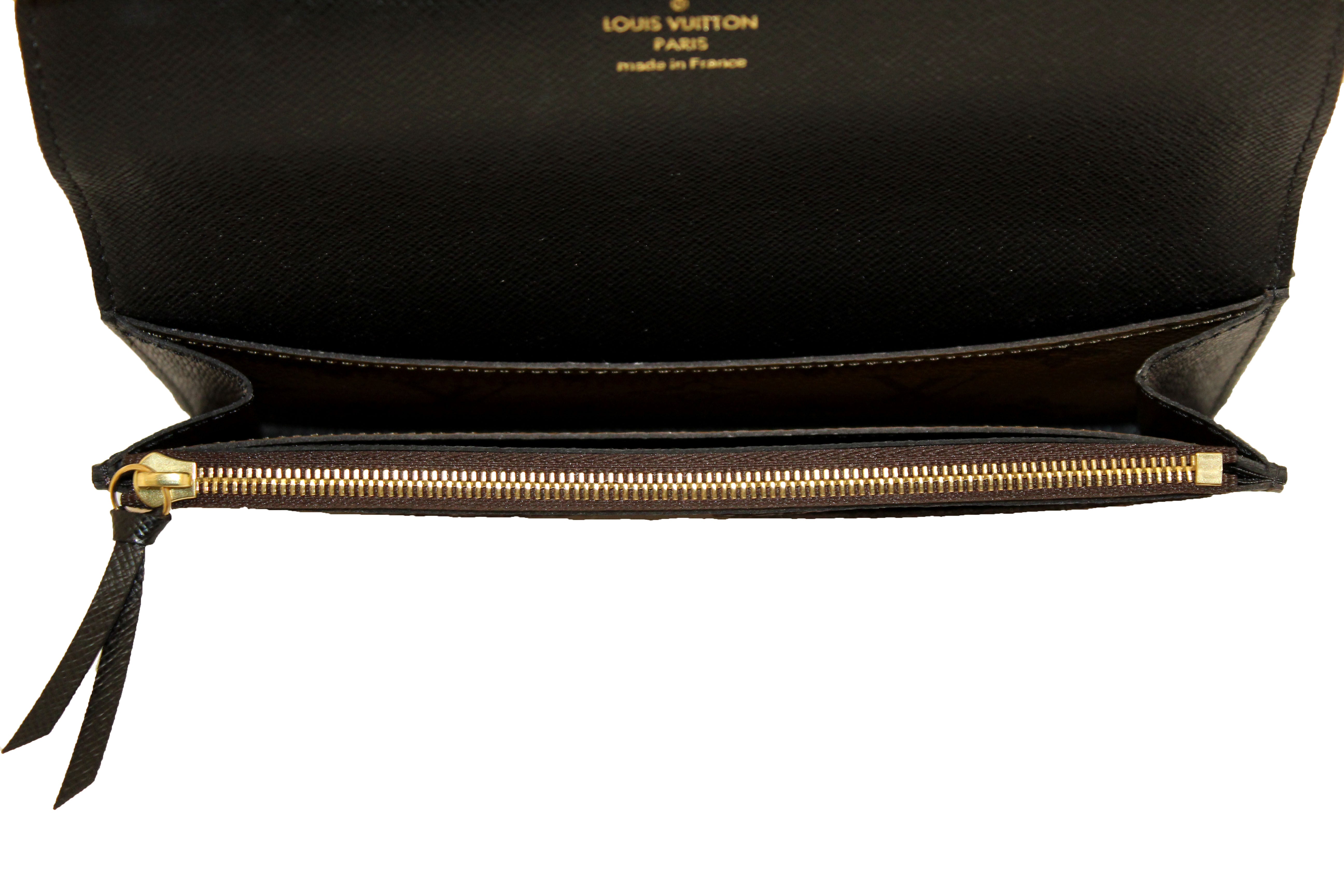 Authentic Louis Vuitton Emilie Wallet - Classic Monogram & Reverse Canvas Design | Luxury Women's Wallet for Everyday Use, Travel & Gift Giving