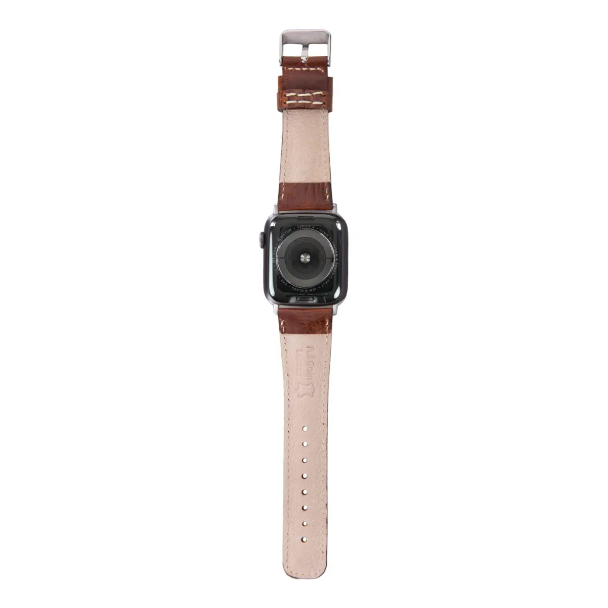 Premium Dark Brown Genuine Leather Apple Watch Band - Classic & Stylish for Men & Women - Perfect for Business, Casual & Everyday Wear
