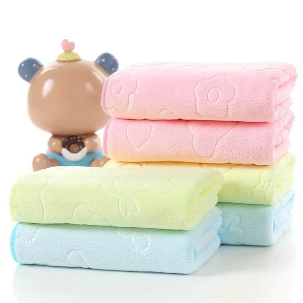 Premium Soft Microfiber Bath Towels - Ultra Absorbent Quick Dry Shower & Beach Towels for Adults & Kids - Light Blue - Perfect for Spa, Gym, Pool & Travel